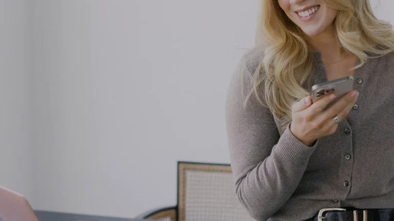 Close-up of hands on a vintage typewriter, symbolizing the shift to shaping ideas and thought leadership for founders.